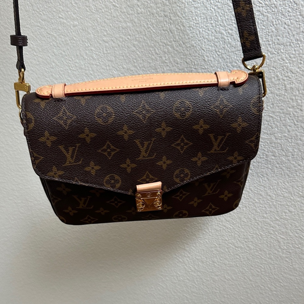 Louis Vuitton Dark Brown Monogram Crossbody Bag
